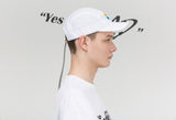 ベドインベド(BADINBAD)Logo Tape Camp Cap_White