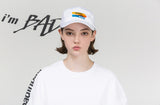 ベドインベド(BADINBAD)Logo Tape Camp Cap_White