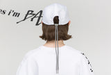 ベドインベド(BADINBAD)Logo Tape Camp Cap_White