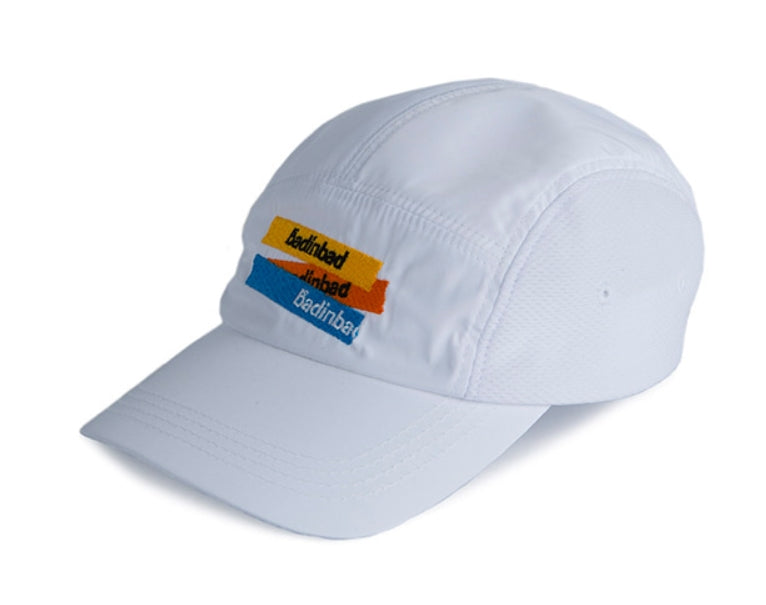 ベドインベド(BADINBAD)Logo Tape Camp Cap_White