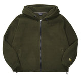 ダブルユーブイプロジェクト(WV PROJECT) FUNNY BOUNCLE HOOD ZIP-UP KHAKI SYHD7340