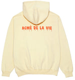 アクメドラビ(acme' de la vie)  ADLV REFLECTIVE LOGO HOODIE IVORY