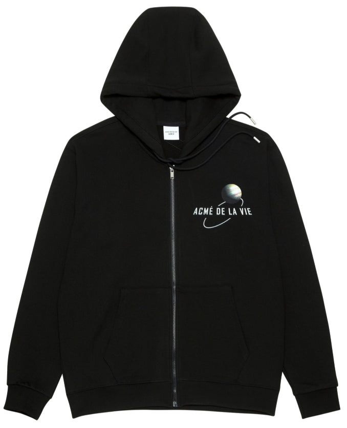 アクメドラビ(acme' de la vie)  ADLV SOLAR HOODIE ZIP-UP BLACK