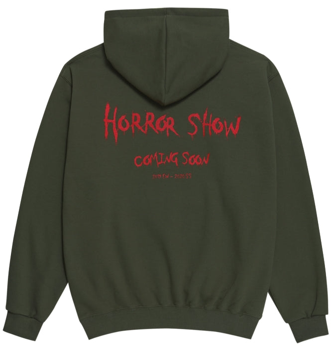 アクメドラビ(acme' de la vie)  ADLV HORROR SHOW HOODIE KHAKI