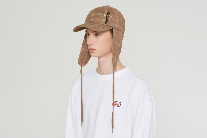 ベドインベド(BADINBAD) BIB STRING TROOPER HAT_BROWN