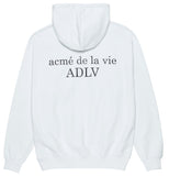 アクメドラビ(acme' de la vie)  ADLV BABY FACE HOODIE WHITE PUZZLE