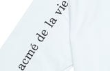 アクメドラビ(acme' de la vie)  ADLV BABY FACE HOODIE WHITE PUZZLE