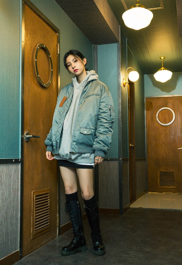 セイントペイン(SAINTPAIN)   SP MA-1 FLIGHT JACKET-KHAKI