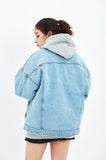 セイントペイン(SAINTPAIN)   SP BOA DENIM SHERPA JKT-BLUE