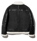 セイントペイン(SAINTPAIN)    SP TIDY SUEDE SHEARLING JKT-BLACK