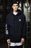 ベドインベド(BADINBAD) I AM BAD hoodie_Navy