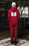 ベドインベド(BADINBAD) I AM BAD hoodie_Burgundy