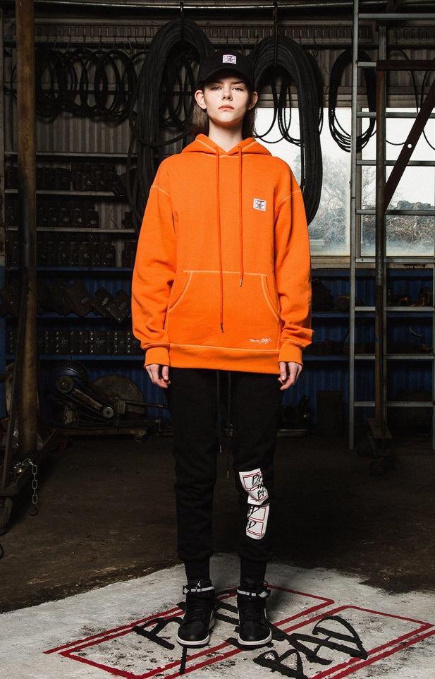 ベドインベド(BADINBAD)Other Way hoodie_Orange