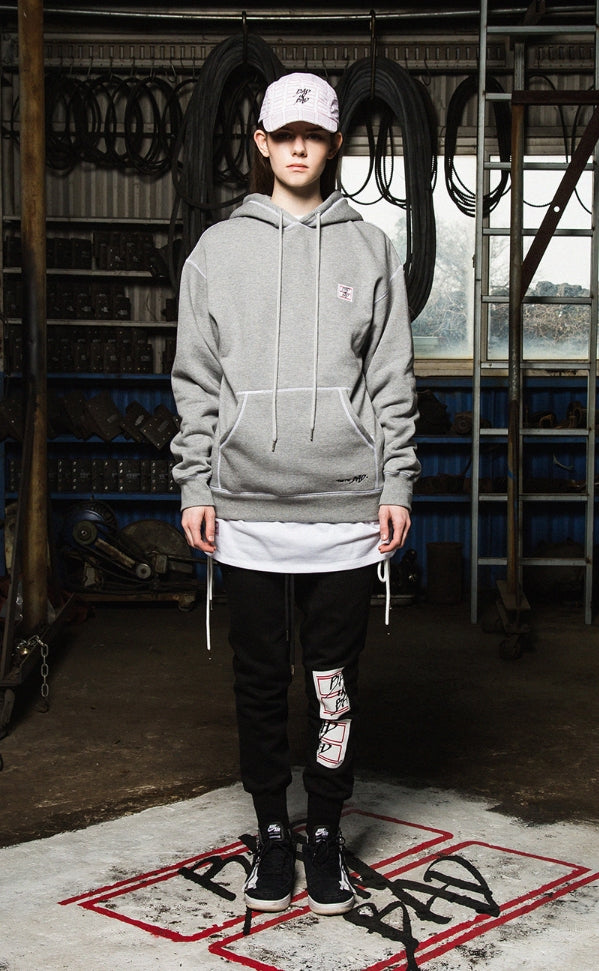 ベドインベド(BADINBAD)Other Way hoodie_Gray