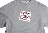 ベドインベド(BADINBAD)Tabs Logo Sweat Shirt_Gray