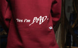 ベドインベド(BADINBAD)Tabs Logo Sweat Shirt_Burgundy