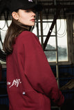 ベドインベド(BADINBAD)Tabs Logo Sweat Shirt_Burgundy