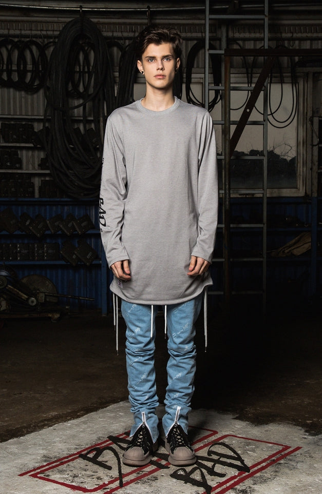 ベドインベド(BADINBAD)I AM BAD Long Sleeve_Gray