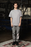 ベドインベド(BADINBAD)Tabs Logo T shirts_Gray