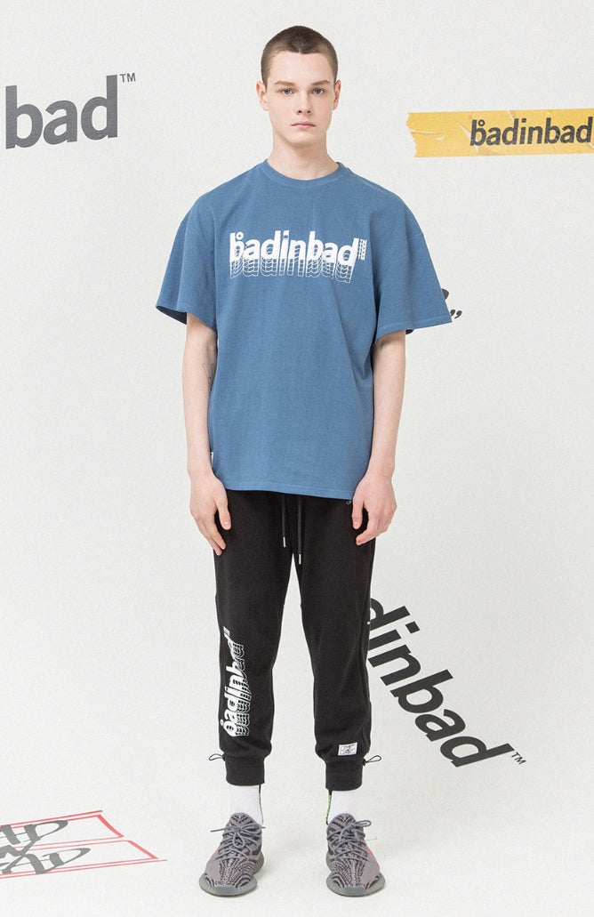 ベドインベド(BADINBAD)After Images T Shirt_Blue