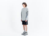 ベドインベド(BADINBAD)Logo Lettering Long Sleeve_Grey