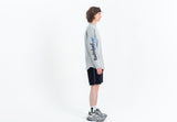 ベドインベド(BADINBAD)Logo Lettering Long Sleeve_Grey