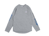 ベドインベド(BADINBAD)Logo Lettering Long Sleeve_Grey