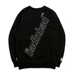 ベドインベド(BADINBAD)Front Pocket Sweat Shirt_Black