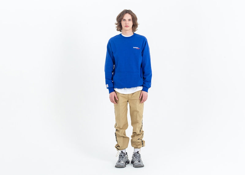 ベドインベド(BADINBAD)Front Pocket Sweat Shirt_Blue