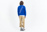 ベドインベド(BADINBAD)Front Pocket Sweat Shirt_Blue