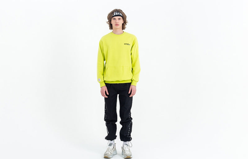 ベドインベド(BADINBAD)Front Pocket Sweat Shirt_Green