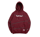 ベドインベド(BADINBAD)DOUBLENESS Logo Hoodie_Burgundy