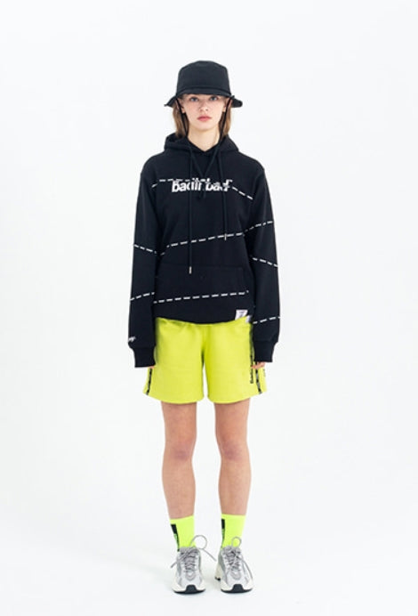 ベドインベド(BADINBAD)DOUBLENESS Logo Hoodie_Black