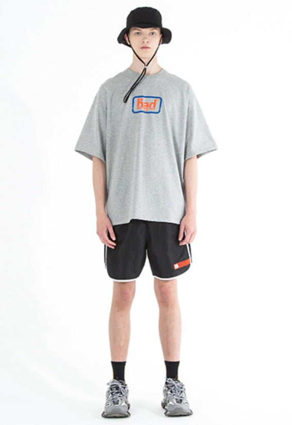 ベドインベド(BADINBAD)EXPRESS LOGO T SHIRT_GREY