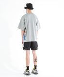 ベドインベド(BADINBAD)EXPRESS LOGO T SHIRT_GREY