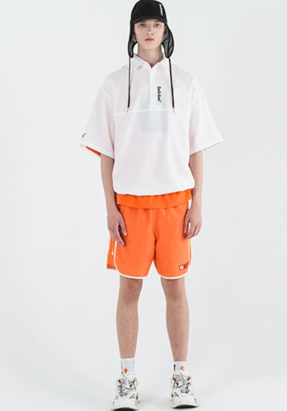 ベドインベド(BADINBAD)Link Pique Polo Shirt_White