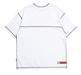 ベドインベド(BADINBAD) Out Stitch T Shirt_White