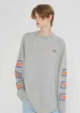 ベドインベド(BADINBAD)EXPRESS LOGO LONG SLEEVE_GREY