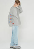 ベドインベド(BADINBAD)EXPRESS LOGO LONG SLEEVE_GREY