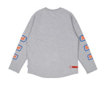 ベドインベド(BADINBAD)EXPRESS LOGO LONG SLEEVE_GREY