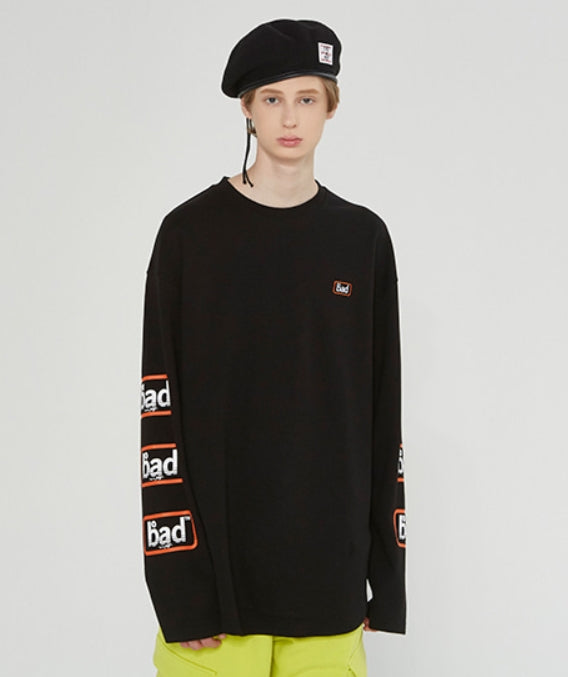 ベドインベド(BADINBAD) EXPRESS LOGO LONG SLEEVE_BLACK