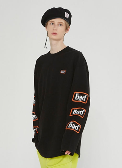 ベドインベド(BADINBAD) EXPRESS LOGO LONG SLEEVE_BLACK