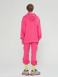 ベドインベド(BADINBAD) BACK LINE LOGO HOODIE_PINK