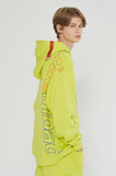 ベドインベド(BADINBAD)BACK LINE LOGO HOODIE_LIGHT GREEN