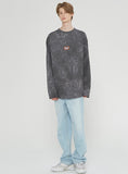 ベドインベド(BADINBAD)TIE DYE LOGO LONG SLEEVE_GREY