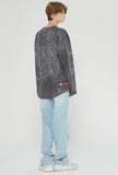 ベドインベド(BADINBAD)TIE DYE LOGO LONG SLEEVE_GREY