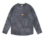 ベドインベド(BADINBAD)TIE DYE LOGO LONG SLEEVE_GREY