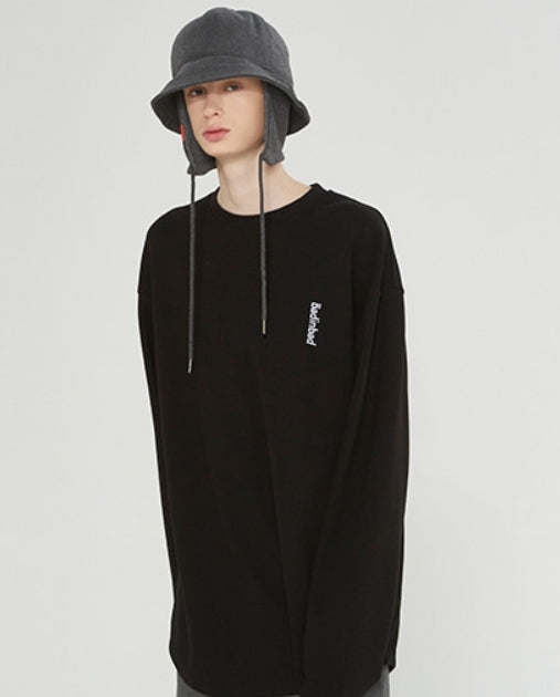 ベドインベド(BADINBAD) GALLERY LOGO LONG SLEEVE_BLACK