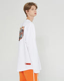 ベドインベド(BADINBAD) GALLERY LOGO LONG SLEEVE_WHITE