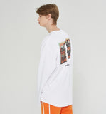 ベドインベド(BADINBAD) GALLERY LOGO LONG SLEEVE_WHITE